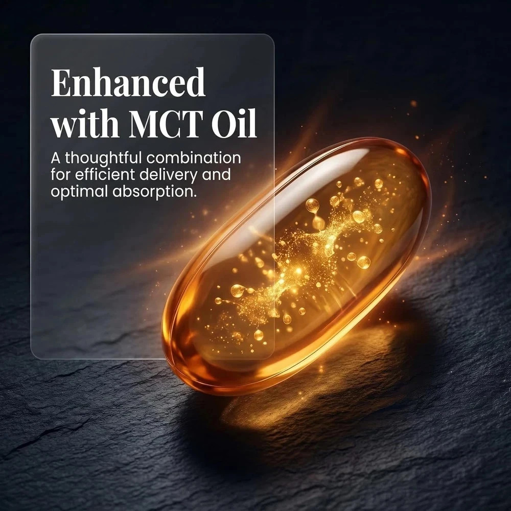 Metabolae Ceylon Cinnamon SoftGels with MCT Oil, Highly Bioavailable Herbal Extr