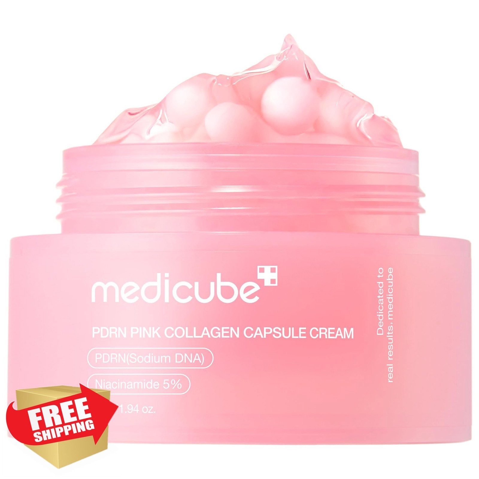 medicube Capsule Cream with Salmon DNA PDRN Pink Collagen Moisturizing Cream