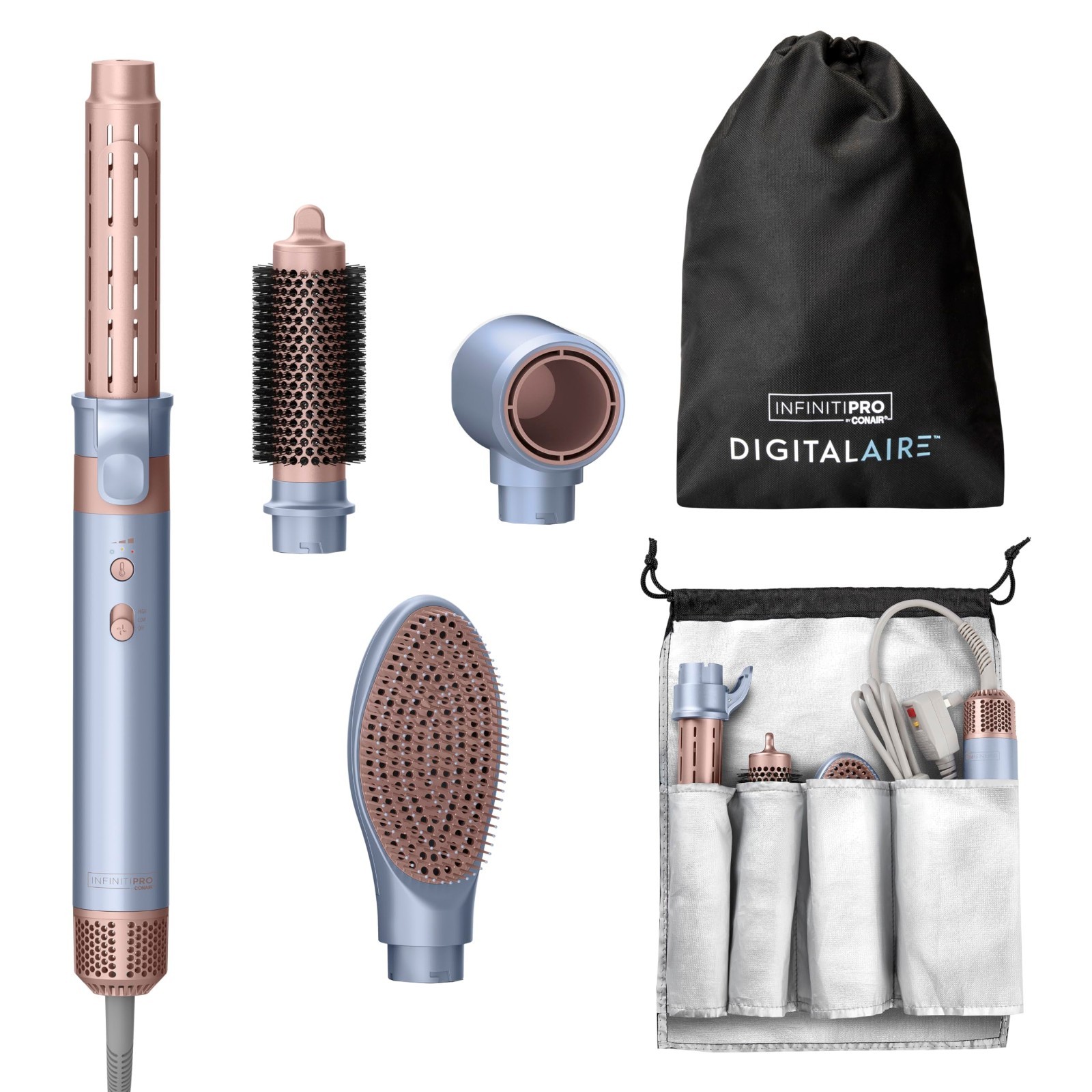 InfinitiPRO by Conair DigitalAIRE Multi-Attachment Styling System
