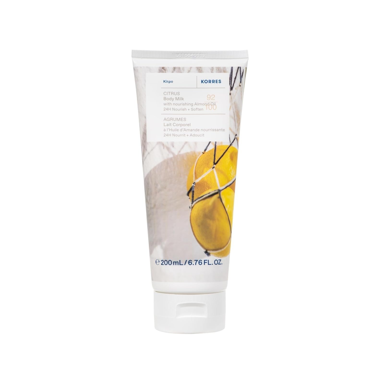 KORRES Mint Tea Body Milk Hydrating Lotion 6.76 Fl Oz Vegan