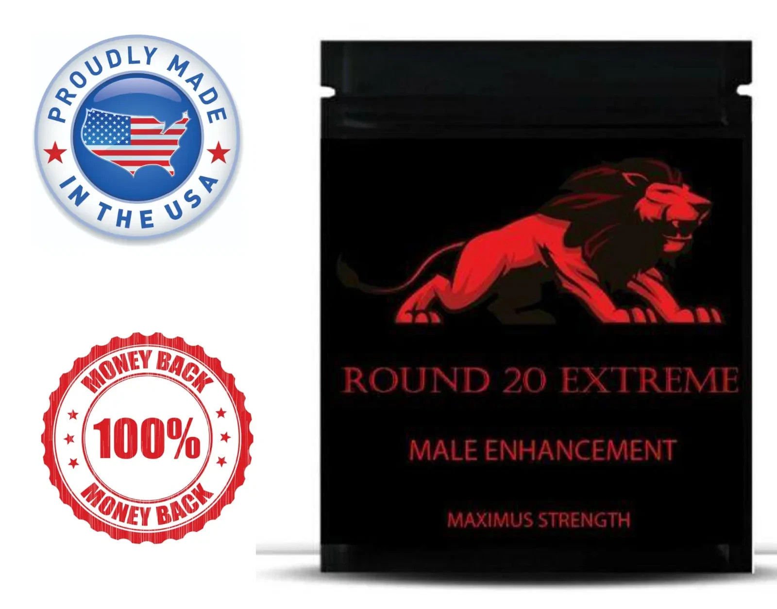 Male Enhancing Support Supplement, ROUND 20 EXTREME, ENLARGE,MENT – 12 TABLET