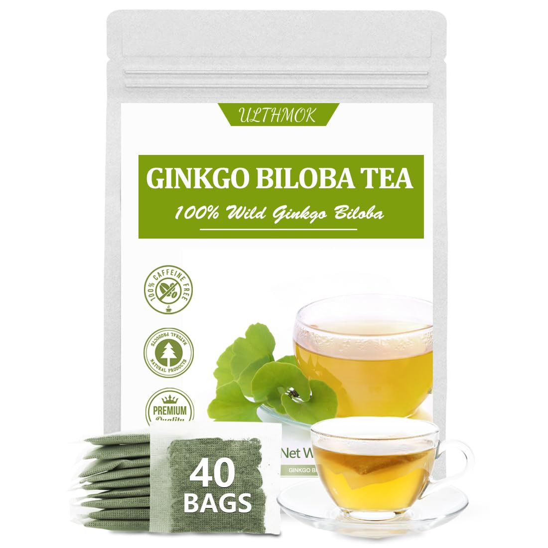 Premium Dandelion Leaf & Root Tea,50 Tea Bags for Liver & Kidney Health, Roasted