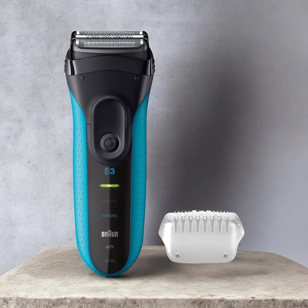 Braun Series 3 3010s Rechargeable Wet & Dry Men’s Electric Shaver – Fast Deliver