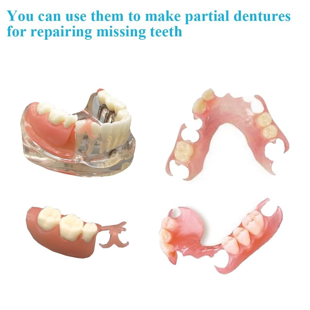 DIY Denture Kit with Flexible Gum Material