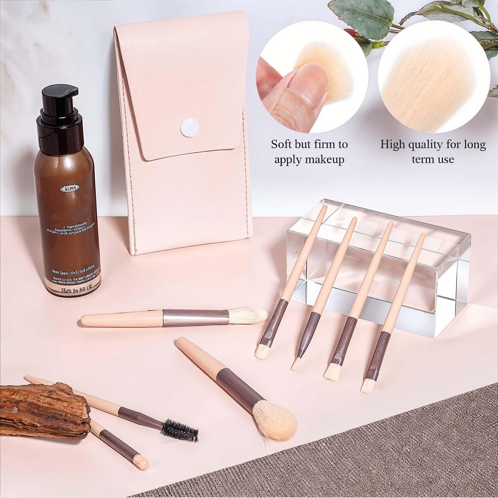 Telooco 36 Sets Travel Size Brushes Set Mini Face Make Up Brushes Gifts For