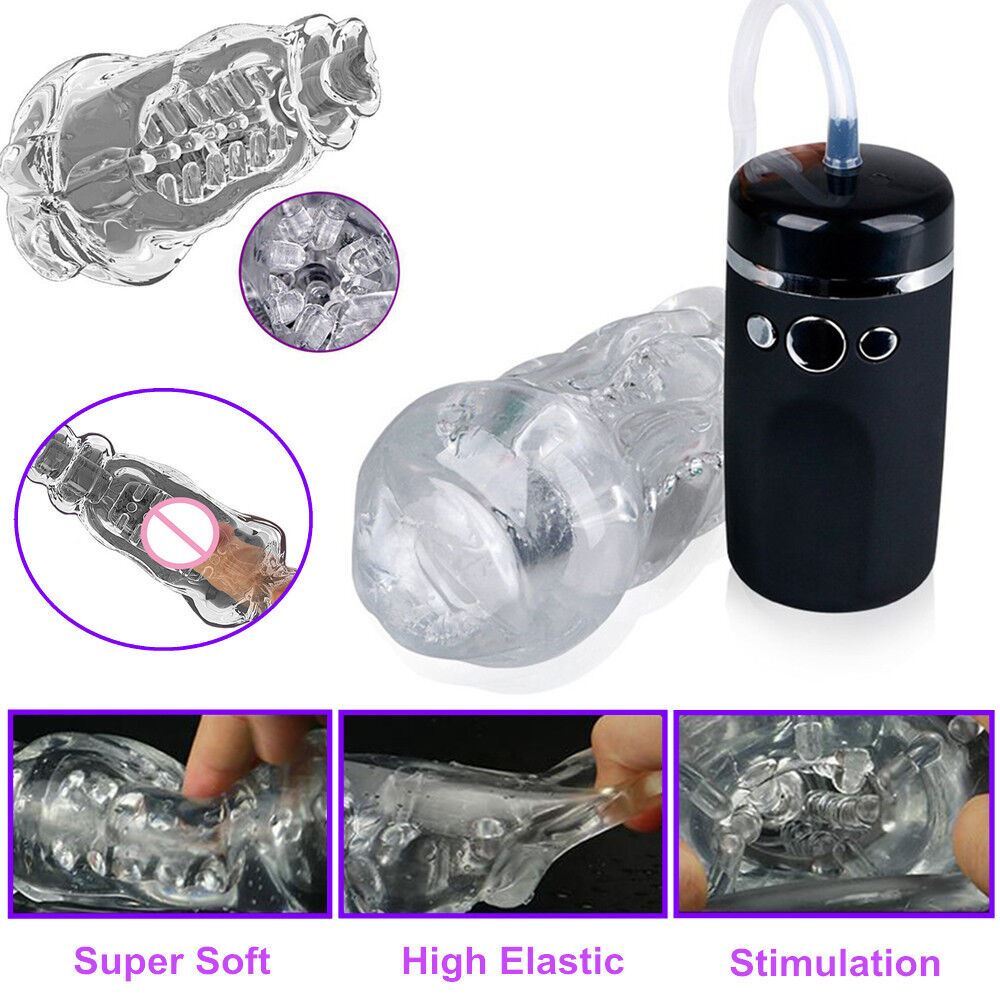 Automatic Sucking Licking Oral Sex Toy for Men Blow Job Stroker Masturbators