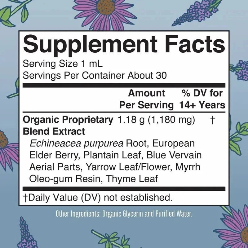 Mary Ruth’s Organic Lymphatic Support – Alcohol-Free, 30mL