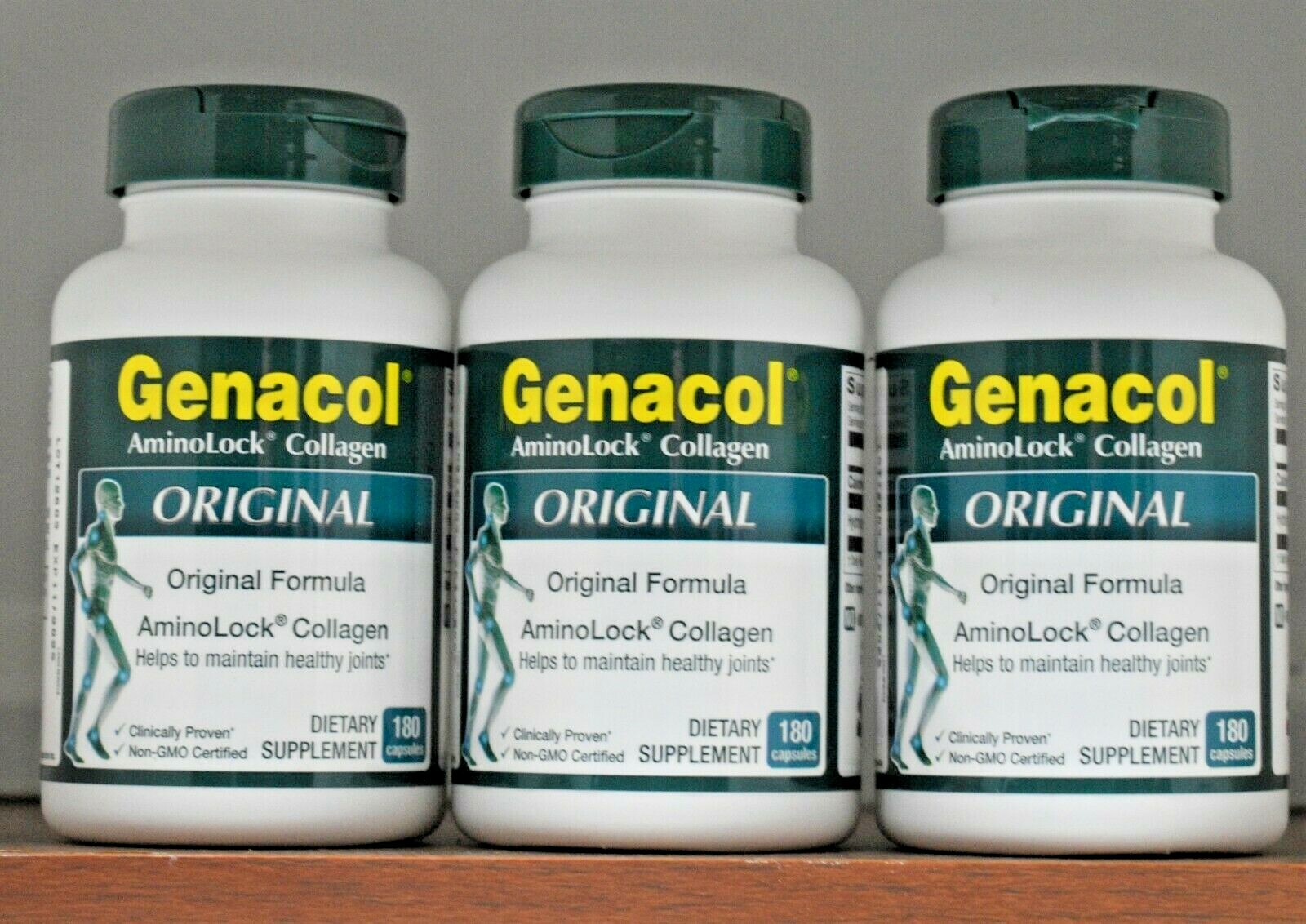 Genacol Collagen Matrix 180’s (3) Bottles Total Best On Market FREE Shipping