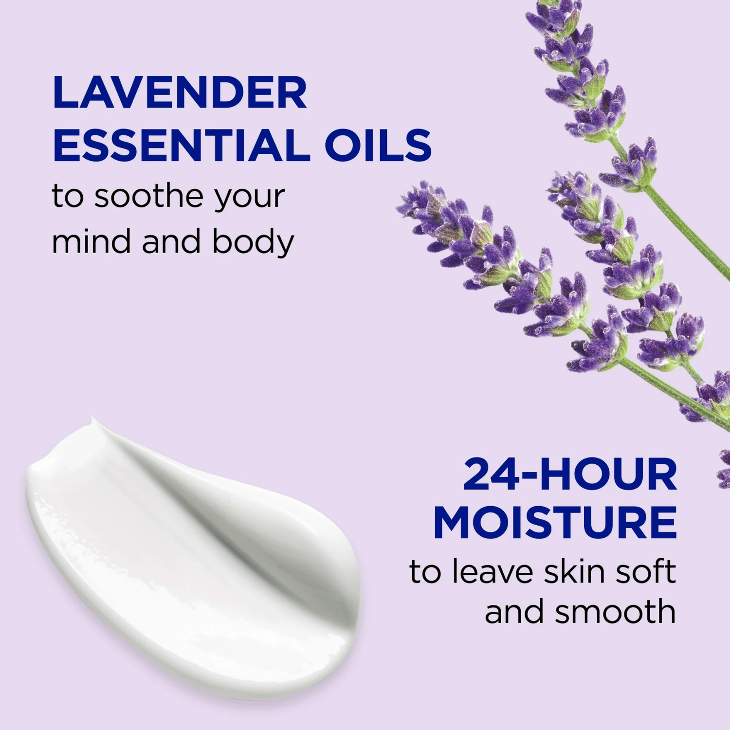 2 PACK Dr Teal’s 24 Hour Moisture Body Lotion – 18 fl oz, Lavender Essential Oil