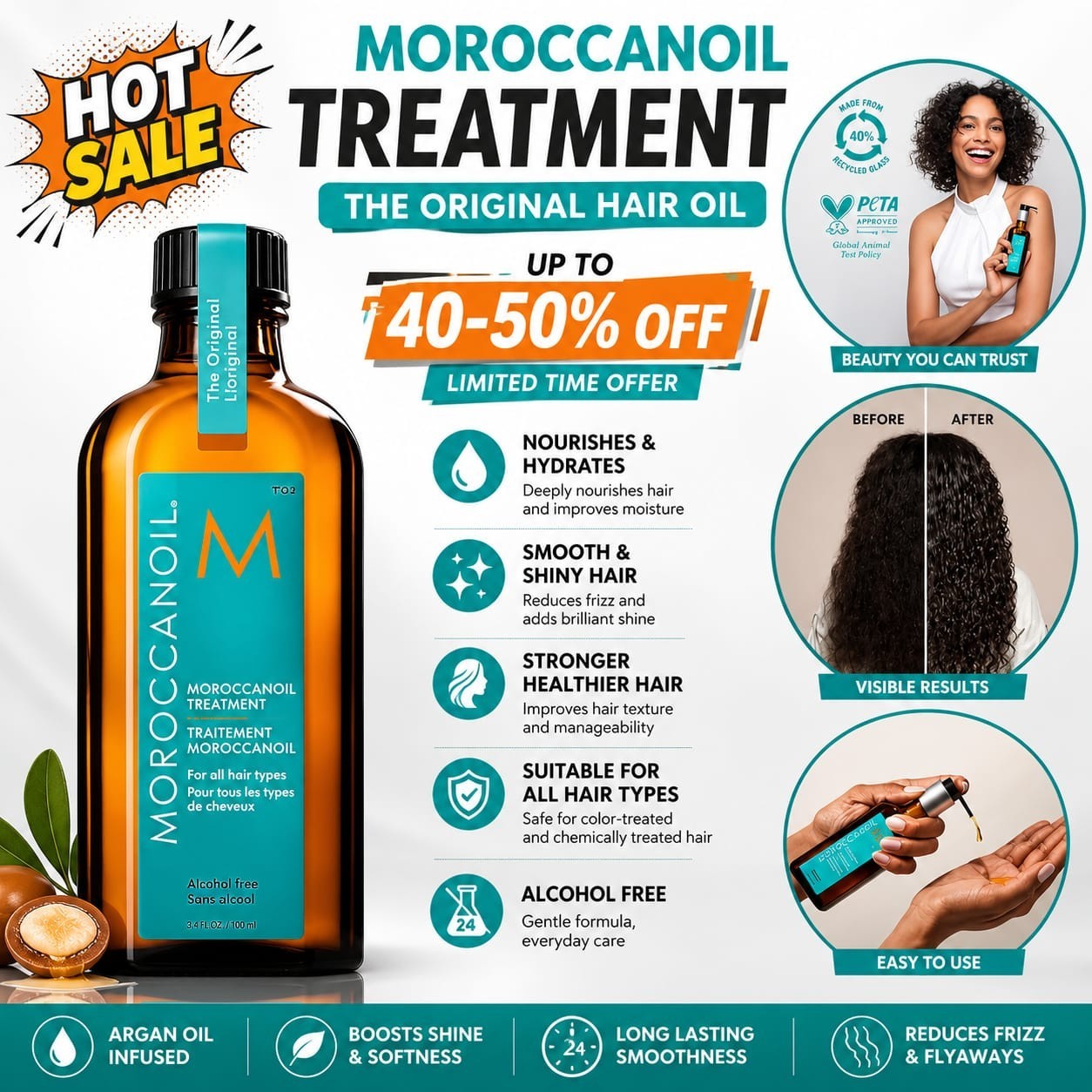 Moroccanoil Treatment 3.4oz 100ml