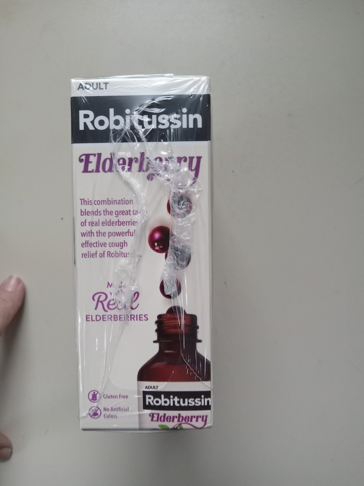 (3 PACK) Robitussin Max Elderberry Cough + Chest Congestion DM Liquid 4oz 09/26