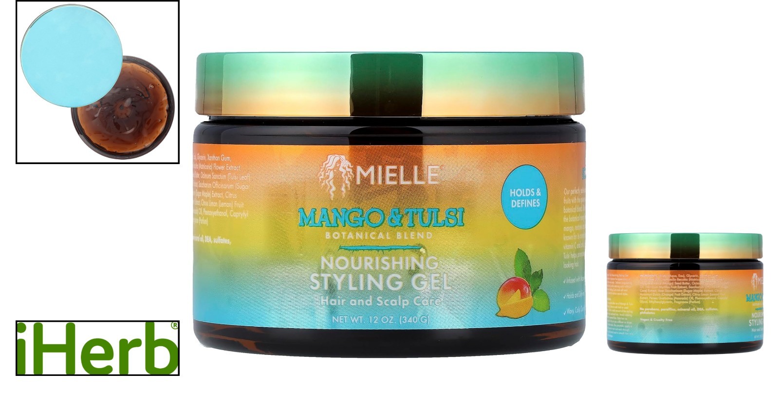Mango & Tulsi Nourishing Curl Styling Gel – Soft, Shine, Damage Control