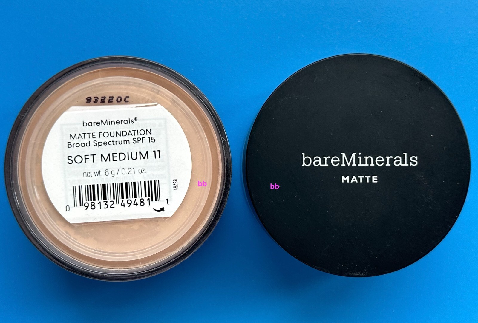 BareMinerals MATTE Foundation SPF15 Soft MEDIUM 11 – 6g/0.21 oz 100% Authentic