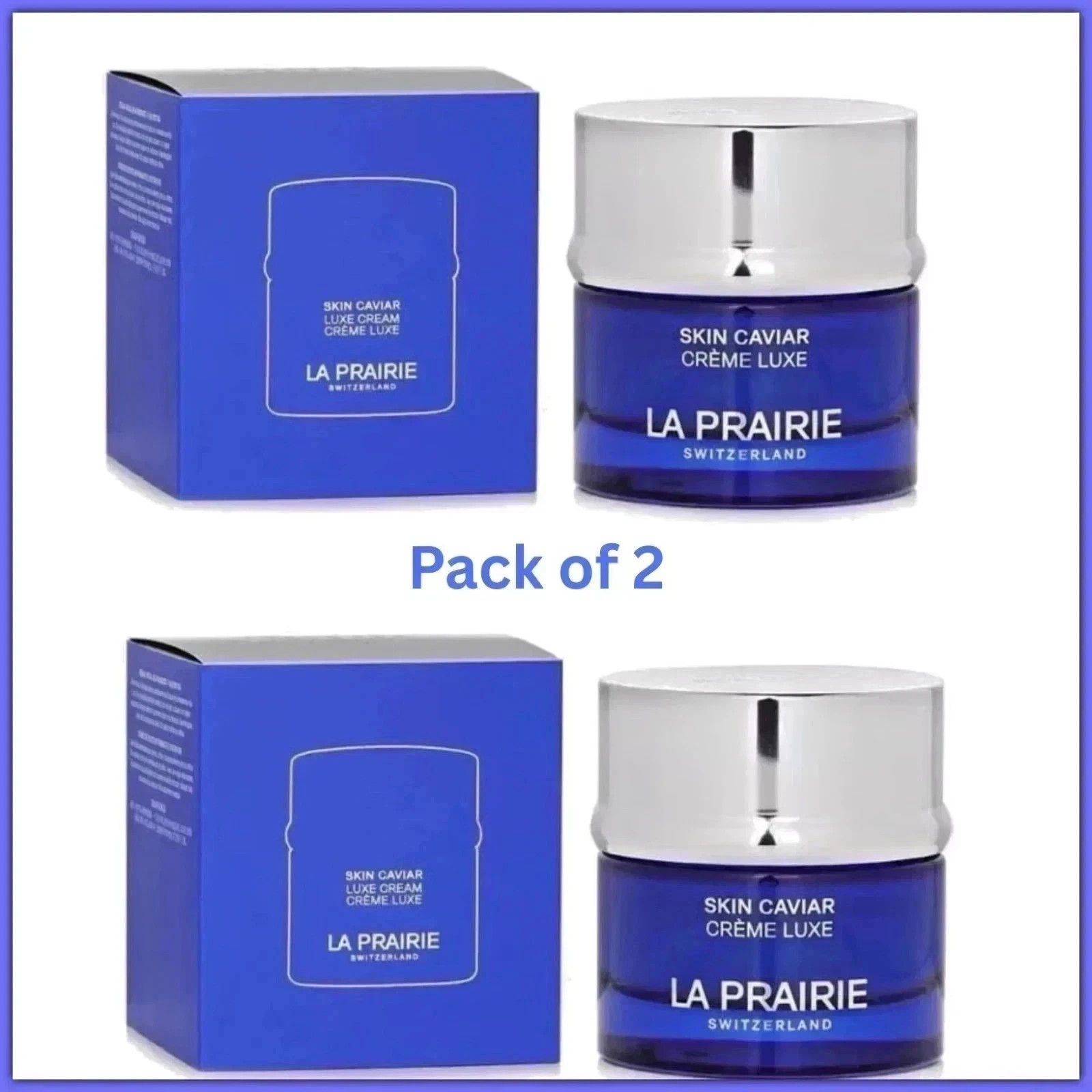 La Prairie – Skin Caviar Luxe Cream (50ml/1.7oz ) – Pack of 2