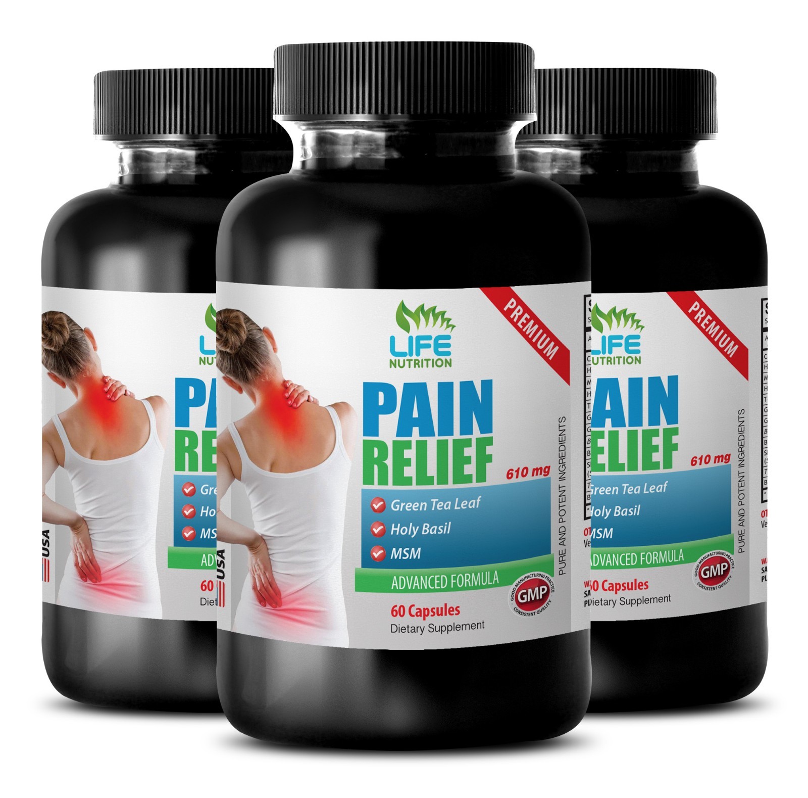 pain relief essential – PREMIUM PAIN RELIEF FORMULA 610MG 3B – holy basil seeds