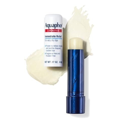 Aquaphor Lip Repair Stick, Moisturizing Lip Balm Pack, Relieves Dryness, 0.17 Oz