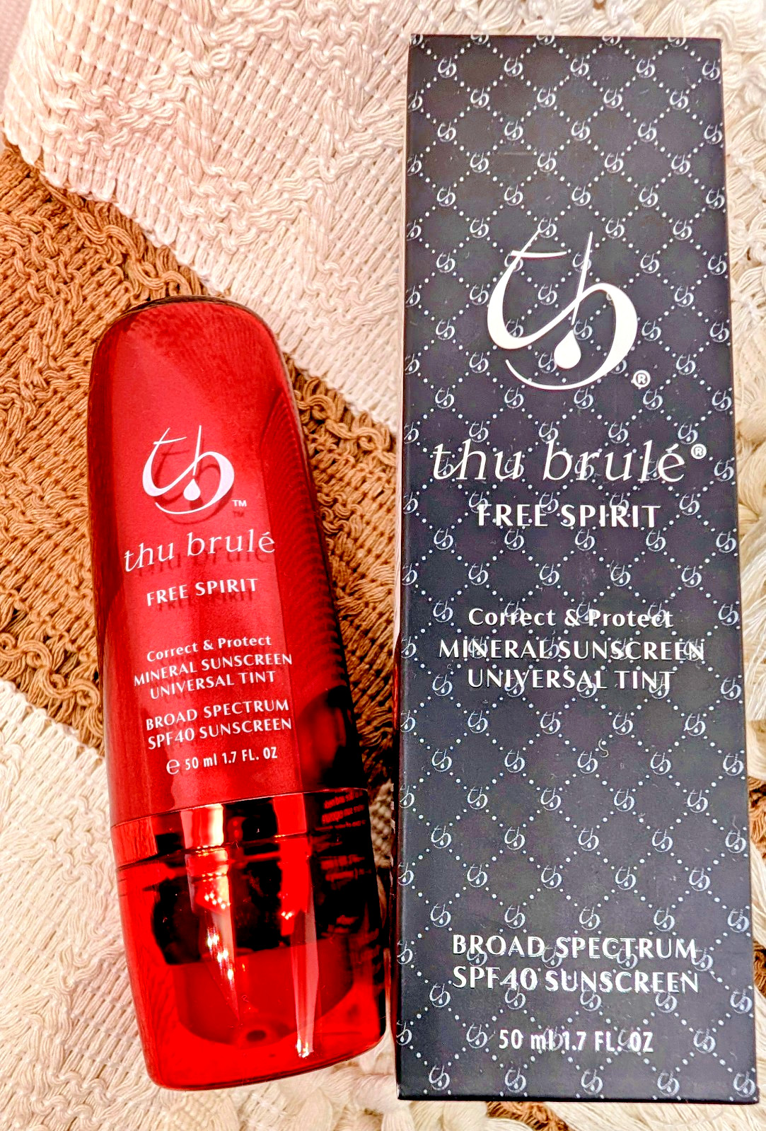 Thu Brule Free Spirit Mineral Sunscreen SPF40 Universal Tint Exp 07/26