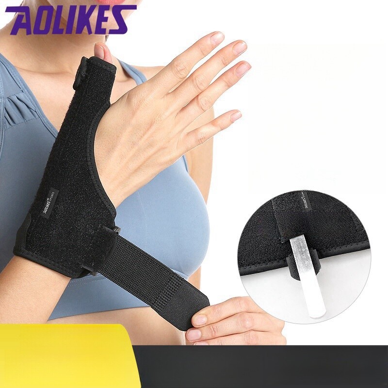 Support Thumb Hand Brace Splint Sprains Arthritis Wristband Belt Finger Splint