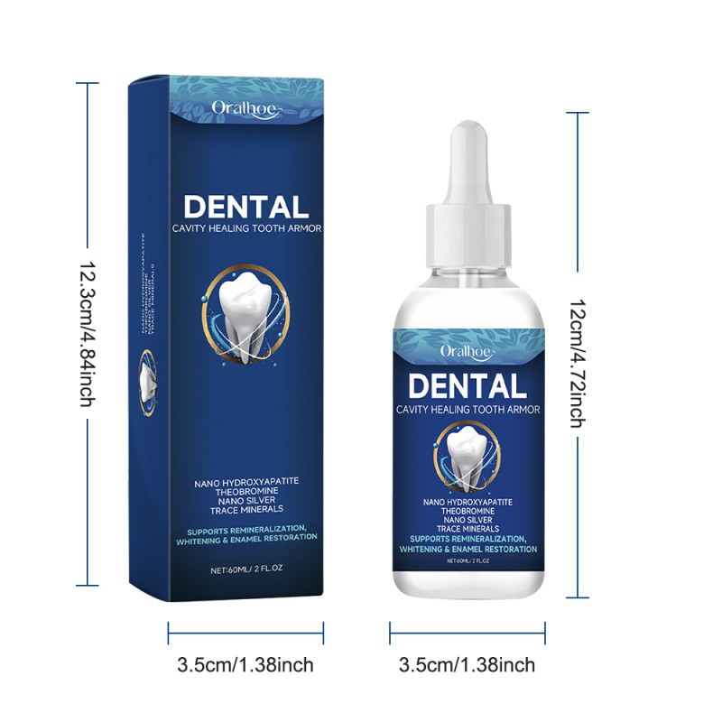 3PCS Oralhoe Tooth Care Solution Dental Cavity Healing Tooth Armor Gum Repair