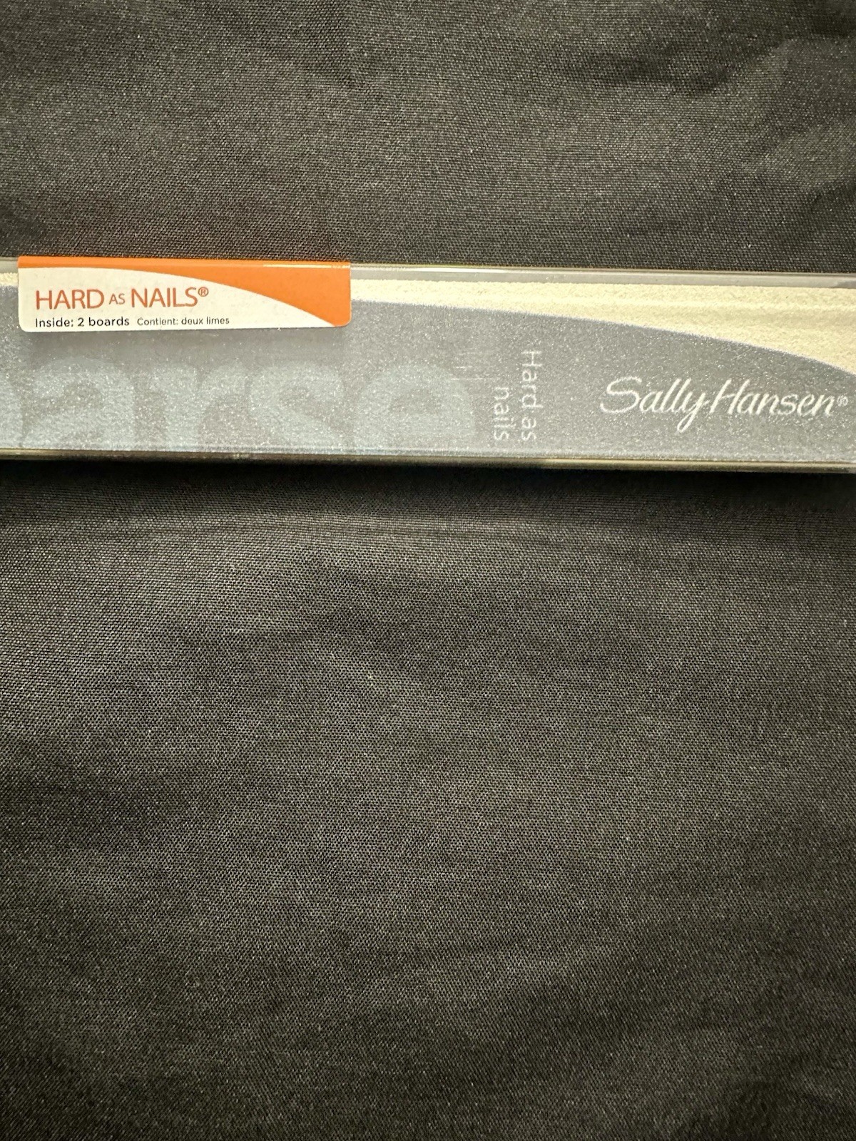 Sally Hansen Hard As Nails Double-Sided Emery Nail Files Gray 2 Count