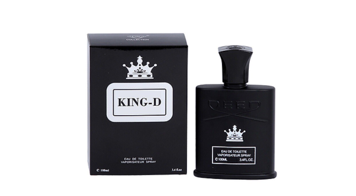 KING D BLACK MEN’S COLOGNE EAU DE COLOGNE TOILETTE PARFUM PERFUME 3.4 OZ