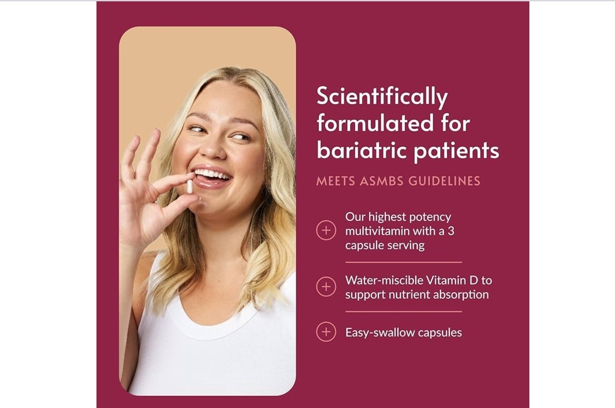 Bariatric Advantage Ultra Multi with Iron 270 Capsules High Potency Vitamin Seal