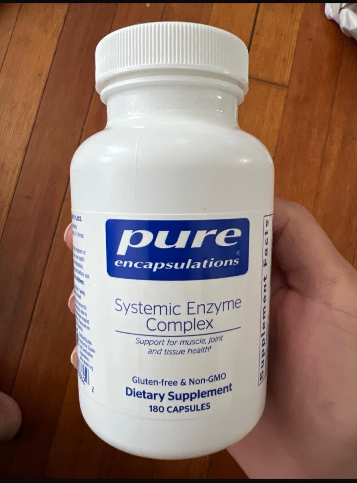 Wobenzyme Replacement – Pure Encapsulations Systemic Enzyme Complex 180 Caps NEW