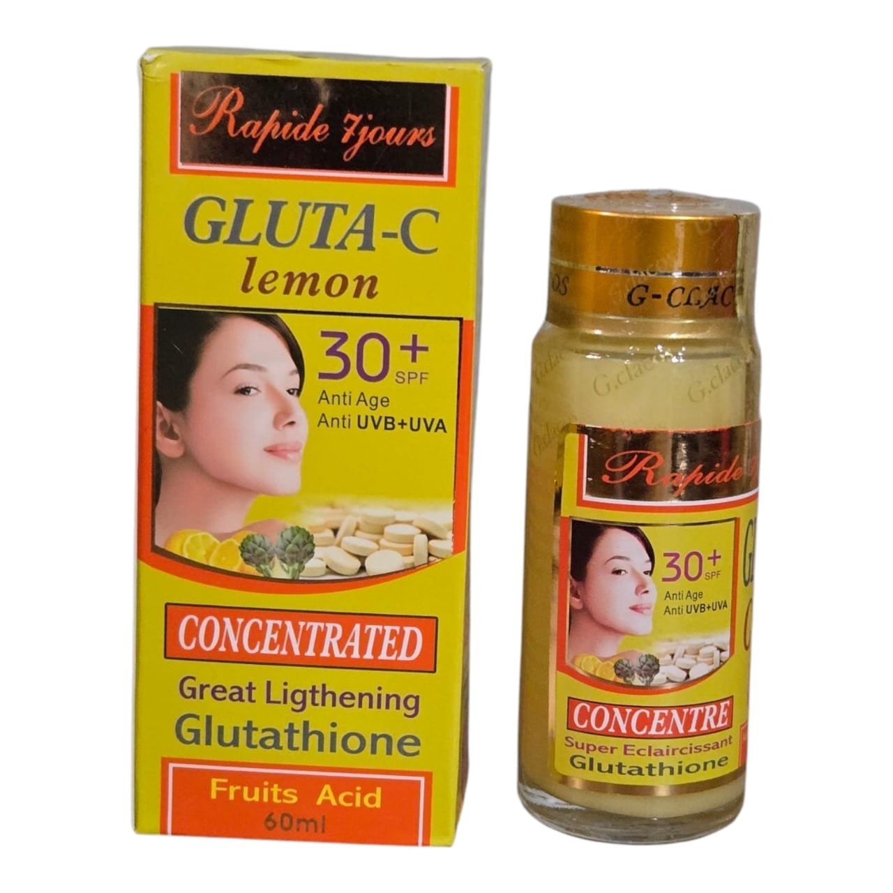 Gluta Lemon Concentrated Serum Spf 30+ 60ml