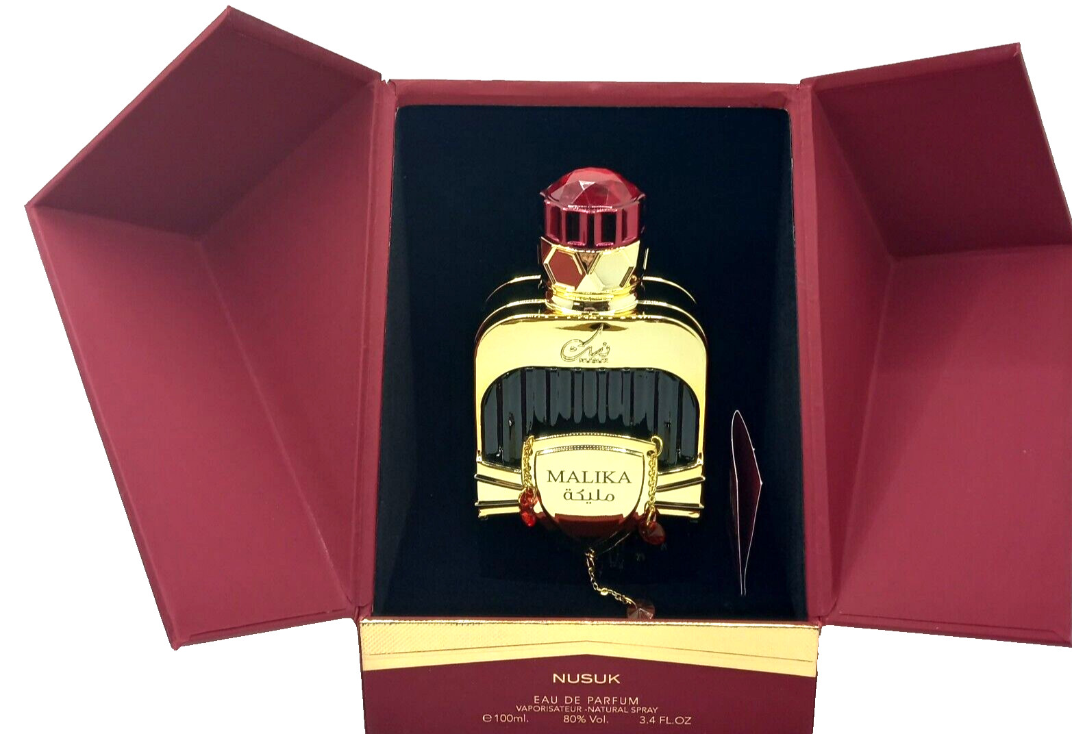 NUSUK MALIKA EAU DE PARFUM SPRAY FOR WOMEN 3.4 Oz / 100 ml BRAND NEW!!!