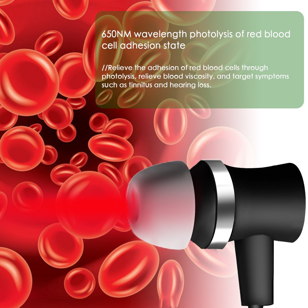 2 in 1 Red Light Therapy Device for Nose Ears Hearing,Red Light Led Nasal 650nm