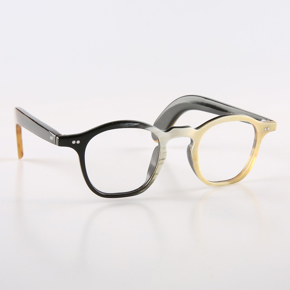 Men Eyewear Vintage Square Unqiue Handmade Horn Reading Glasses Eyeglass Frames