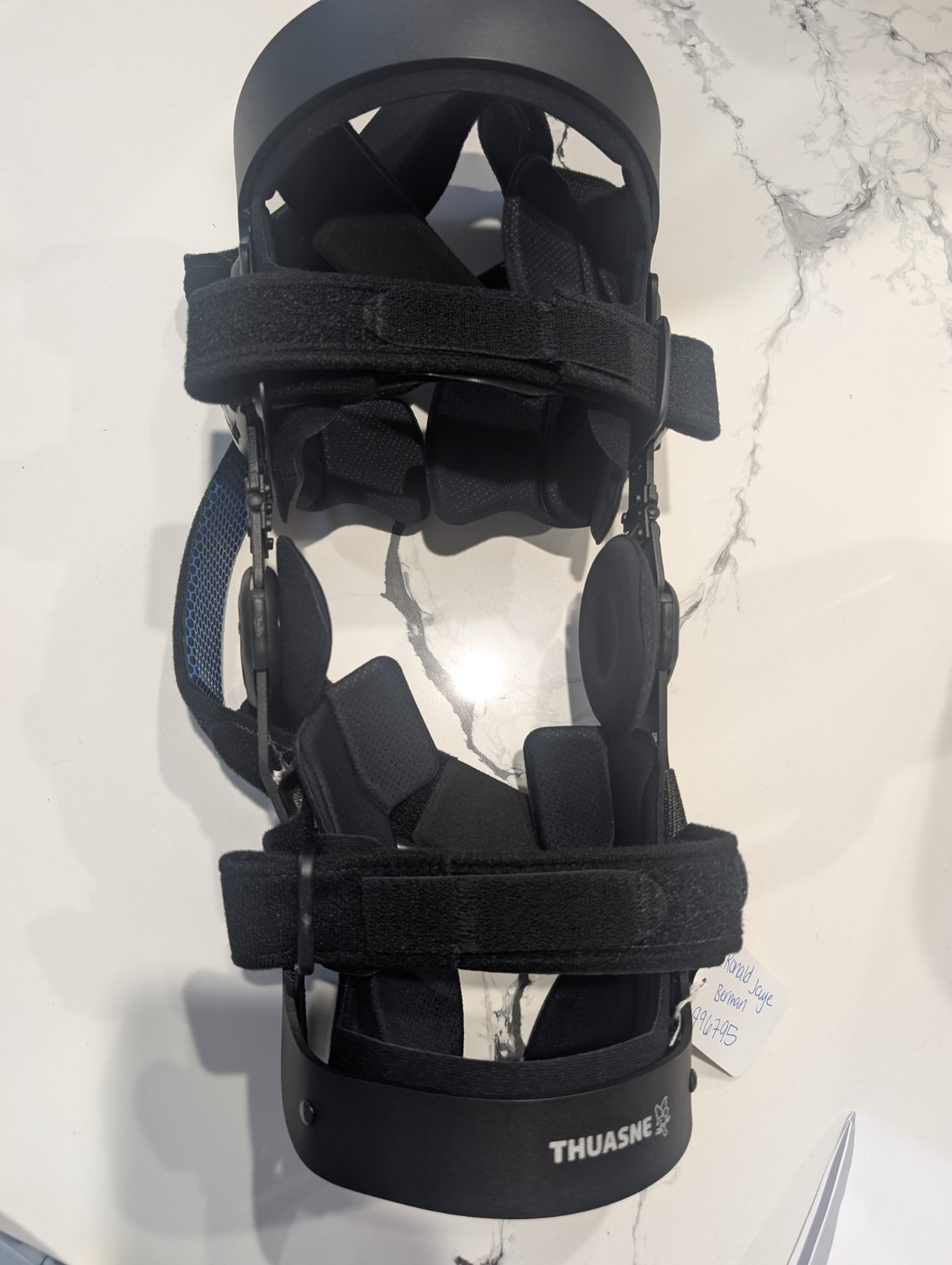 Thusane Rebel Reliever Left Knee Brace Size Large, Black