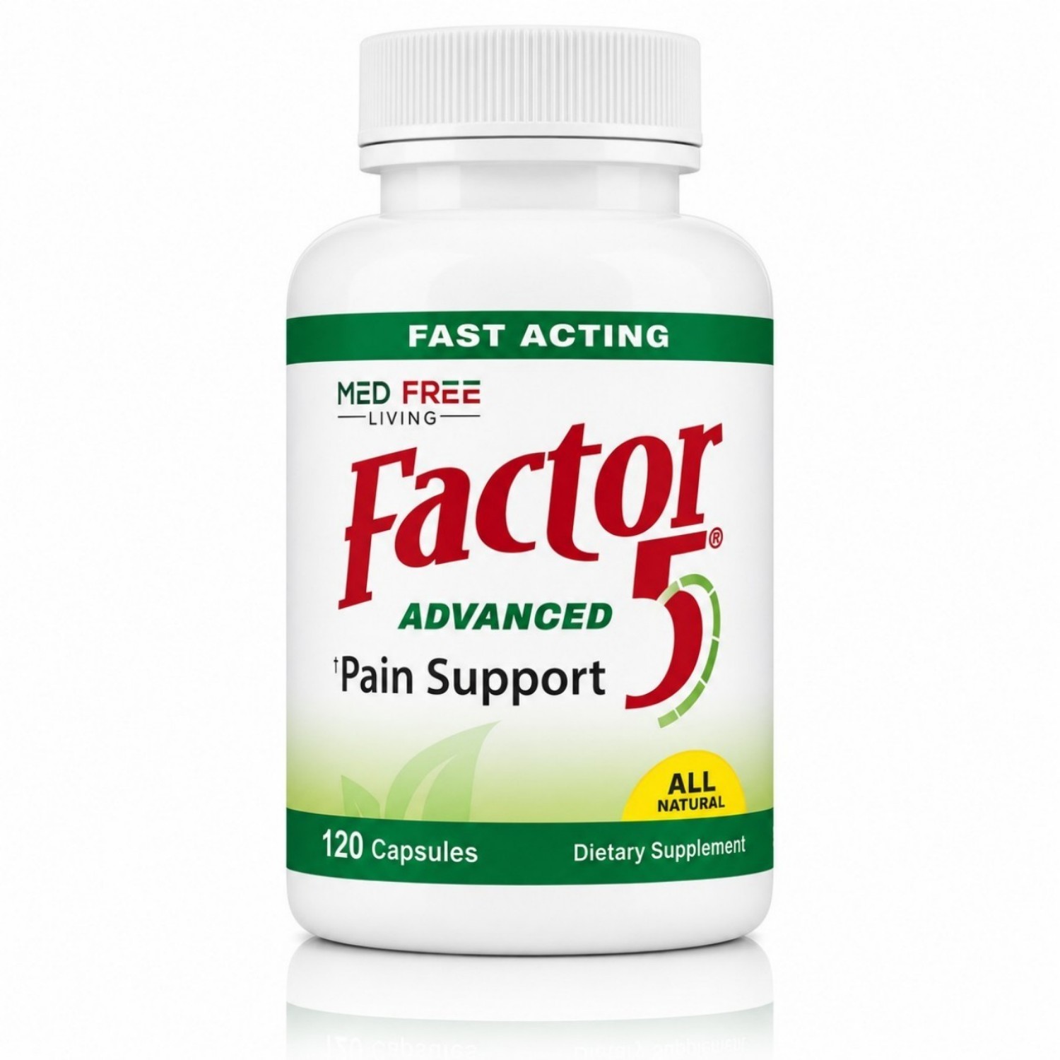 Factor 5 Natural Joint Muscle Support Complex 120 Capsules Fresh Stock