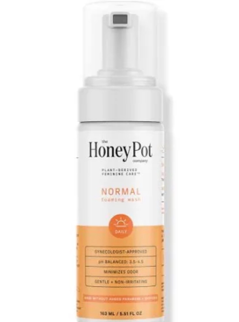 3pk The Honey Pot Normal Foaming Wash Plant-Derived Feminine Care 5.51 oz 3 Pack