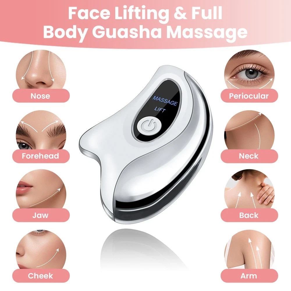 Electric Gua Sha Facial Tools – Face Sculpting Tool/Lift Device Anti-Aging