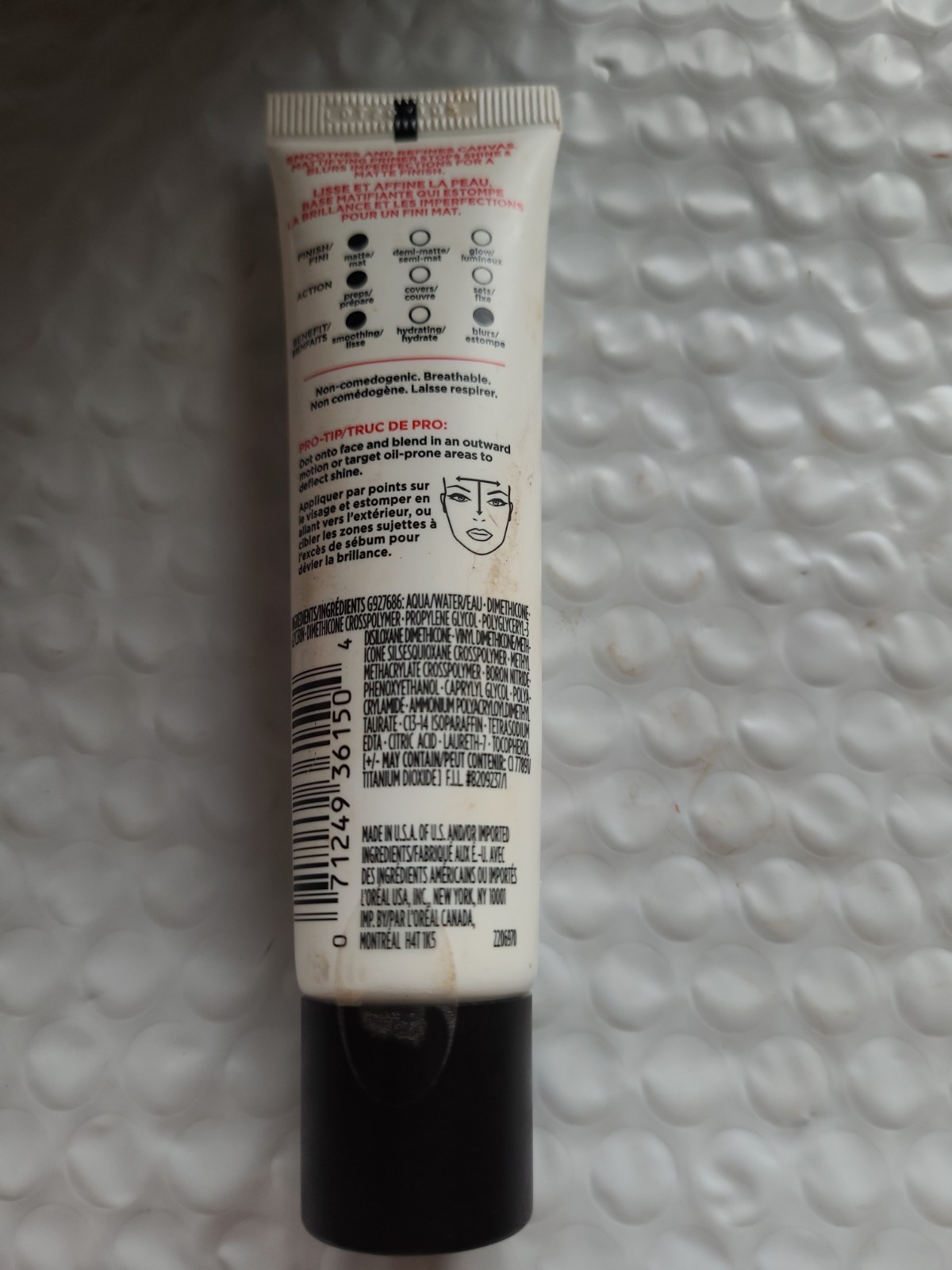 L’Oreal Paris Infallible Matte-Lock Mattifying Primer 120, 30 ml Sealed See Pics