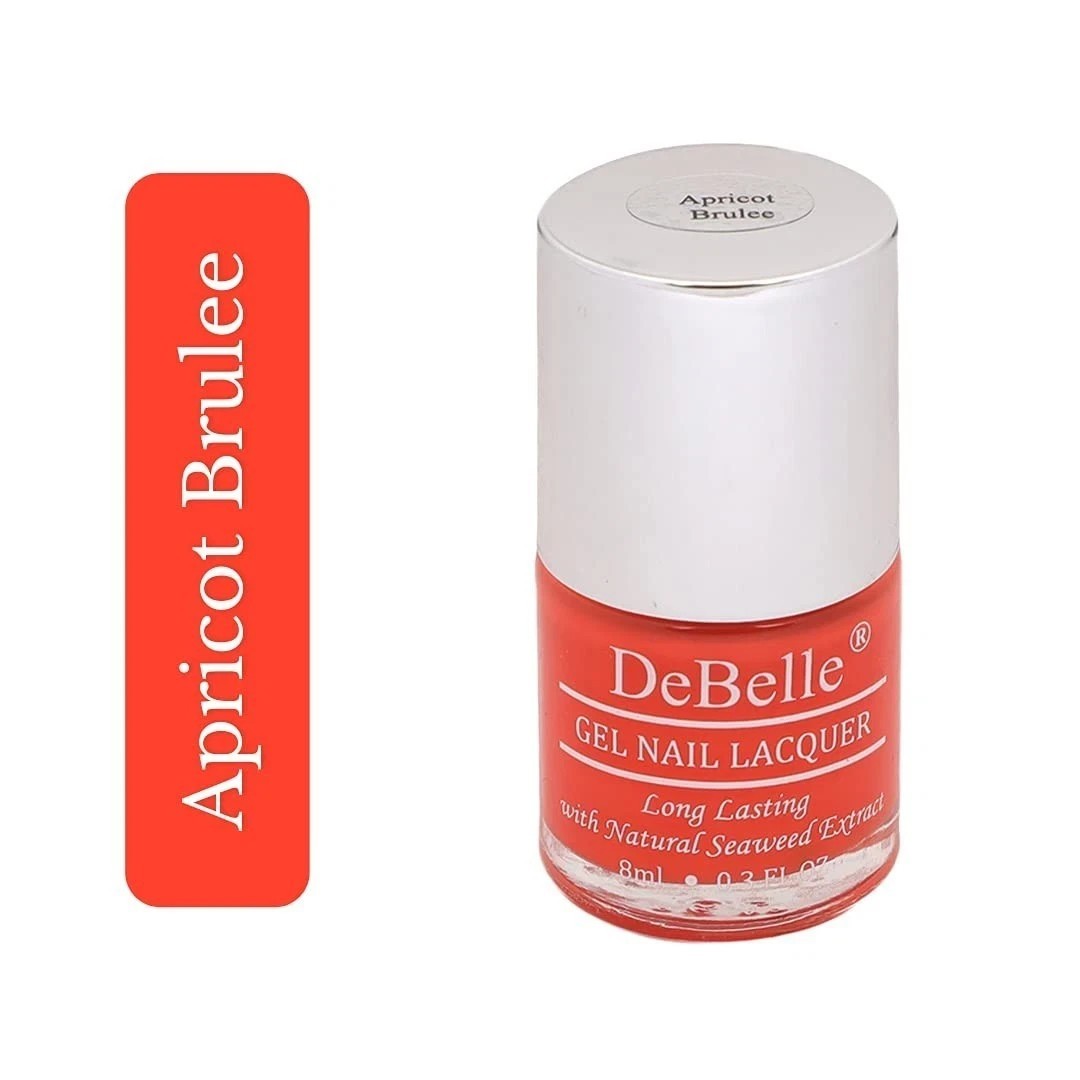 Debelle Gel Nail Polish Apricot Brulee (Dusty Orange Nail Paint) – 8Ml