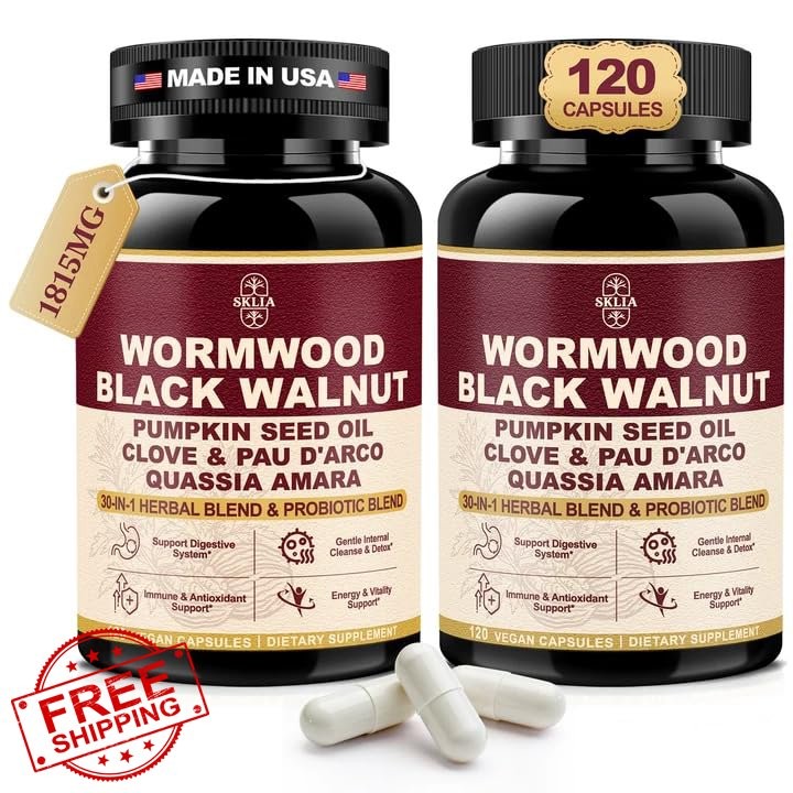 SKLIA Wormwood Black Walnut Clove 2 x 120ct