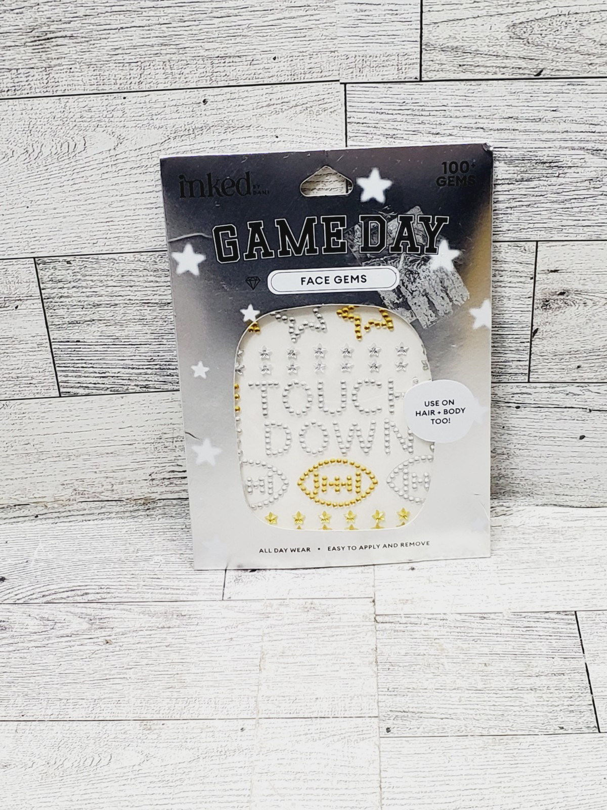 INKED by Dani Game Day Face Gems, 100 Gems