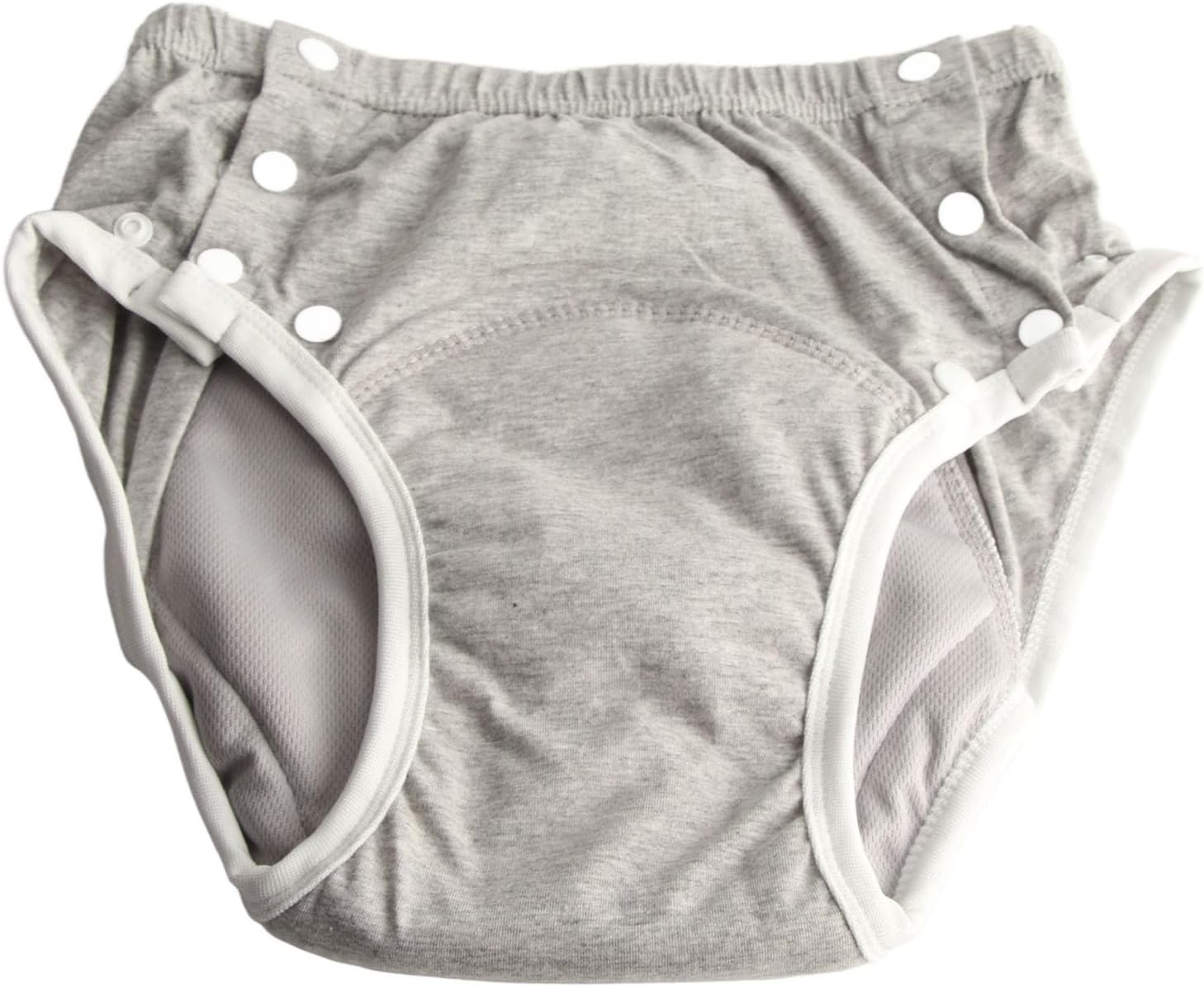 Reusable Adult Cloth Diaper Washable Leakproof Nappy Diapers Elderly-Grey-M