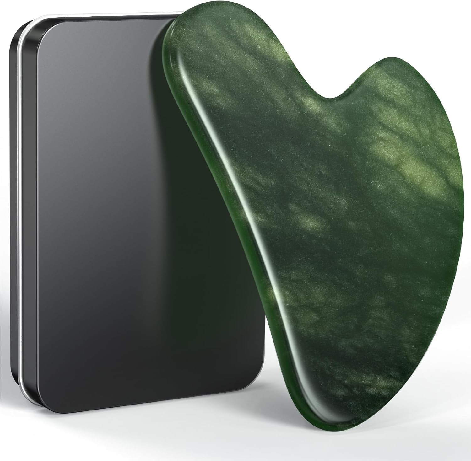 Natural Jade Gua Sha Tool Face Scraping Massage Anti-Aging Acupuncture Therapy