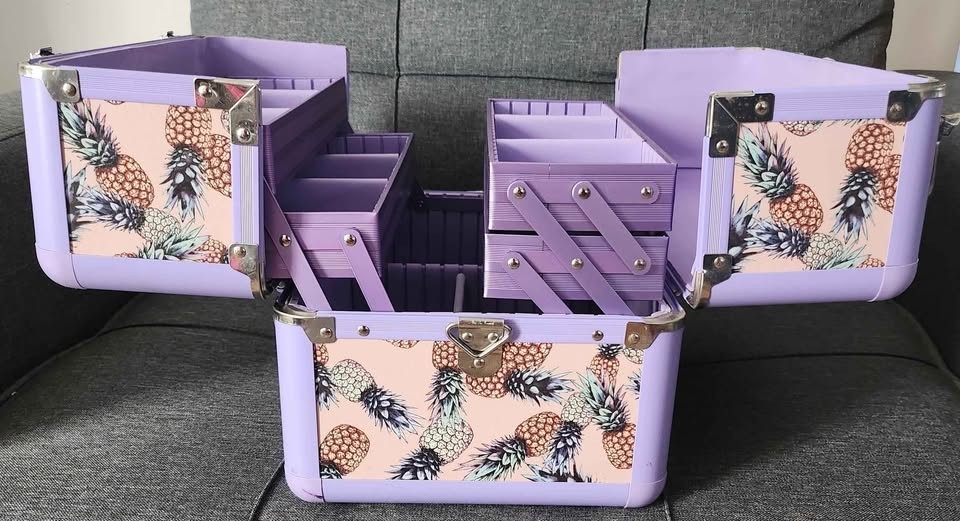 Sephora Daydream Retro Pineapple Train Case