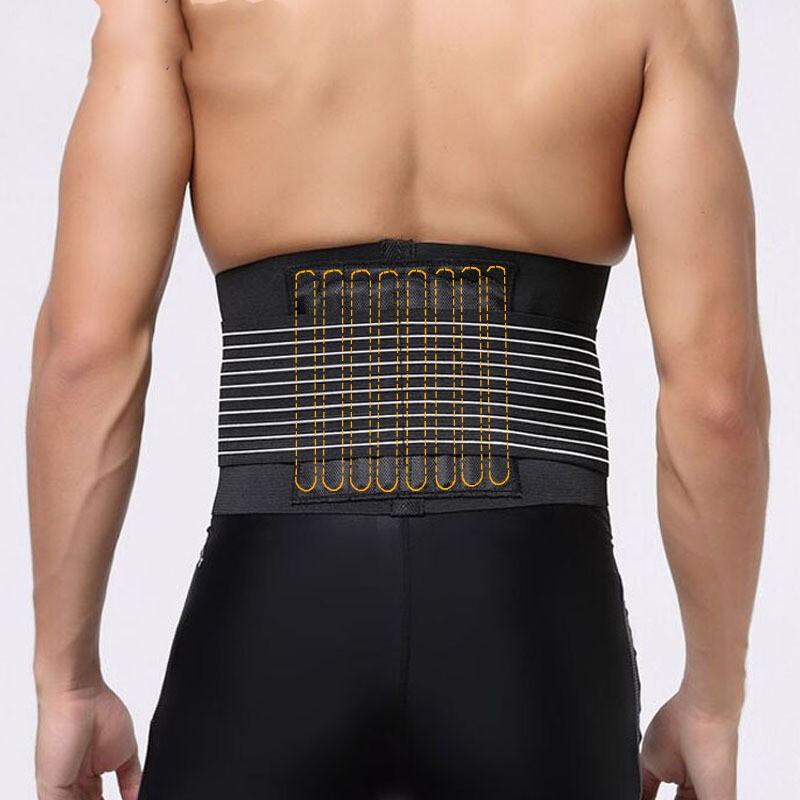 Lumbar Support Waist Pain Injury Supporting Brace Fitness Weightlifting Belts