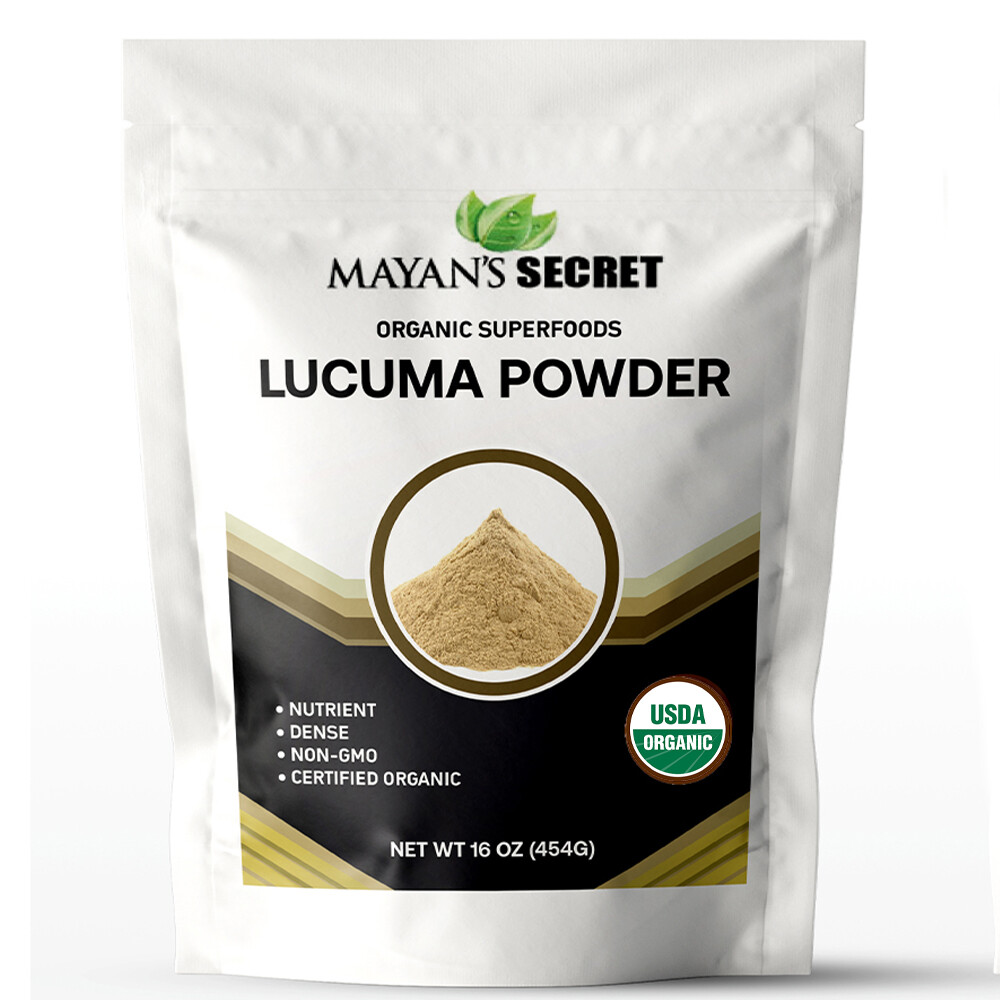 Mayan’s Secret Certified Organic Lucuma Powder, 16 Ounce