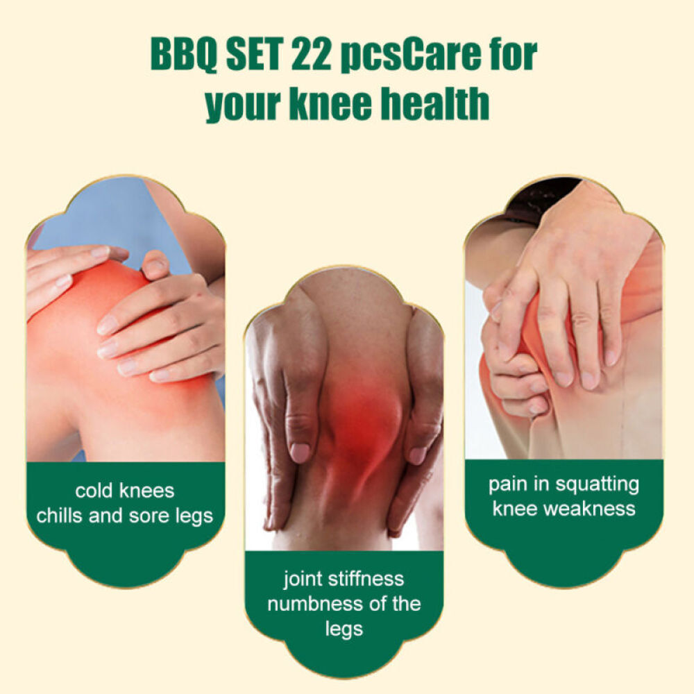 120Pcs Knee Plaster Sticker Wormwood Extract Knee Pain Joint Ache Relief Patches