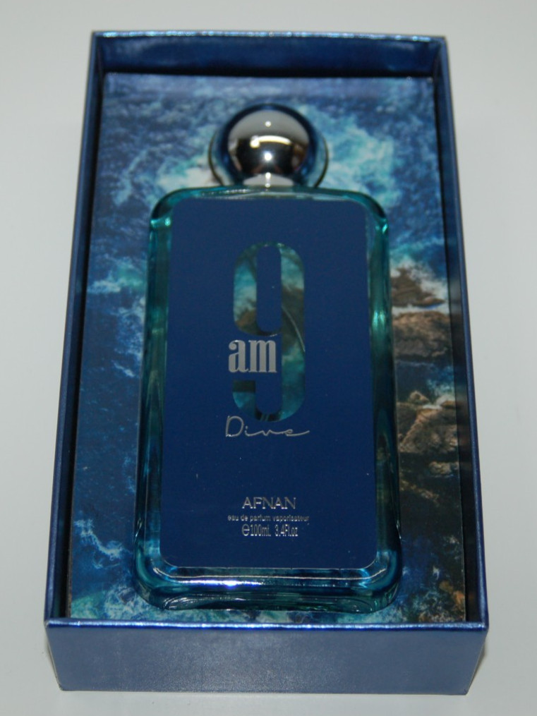 AFNAN 9am Dive eau de Parfum 100ml 3.4 oz Women’s Fragrance Spray – New in Box