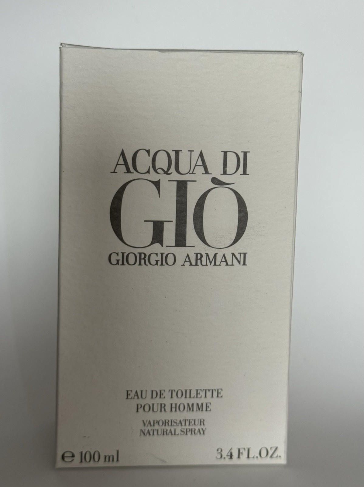 Giorgio Armani Acqua Di Gio 3.4 fl oz Men Eau de Toilette – GA205887