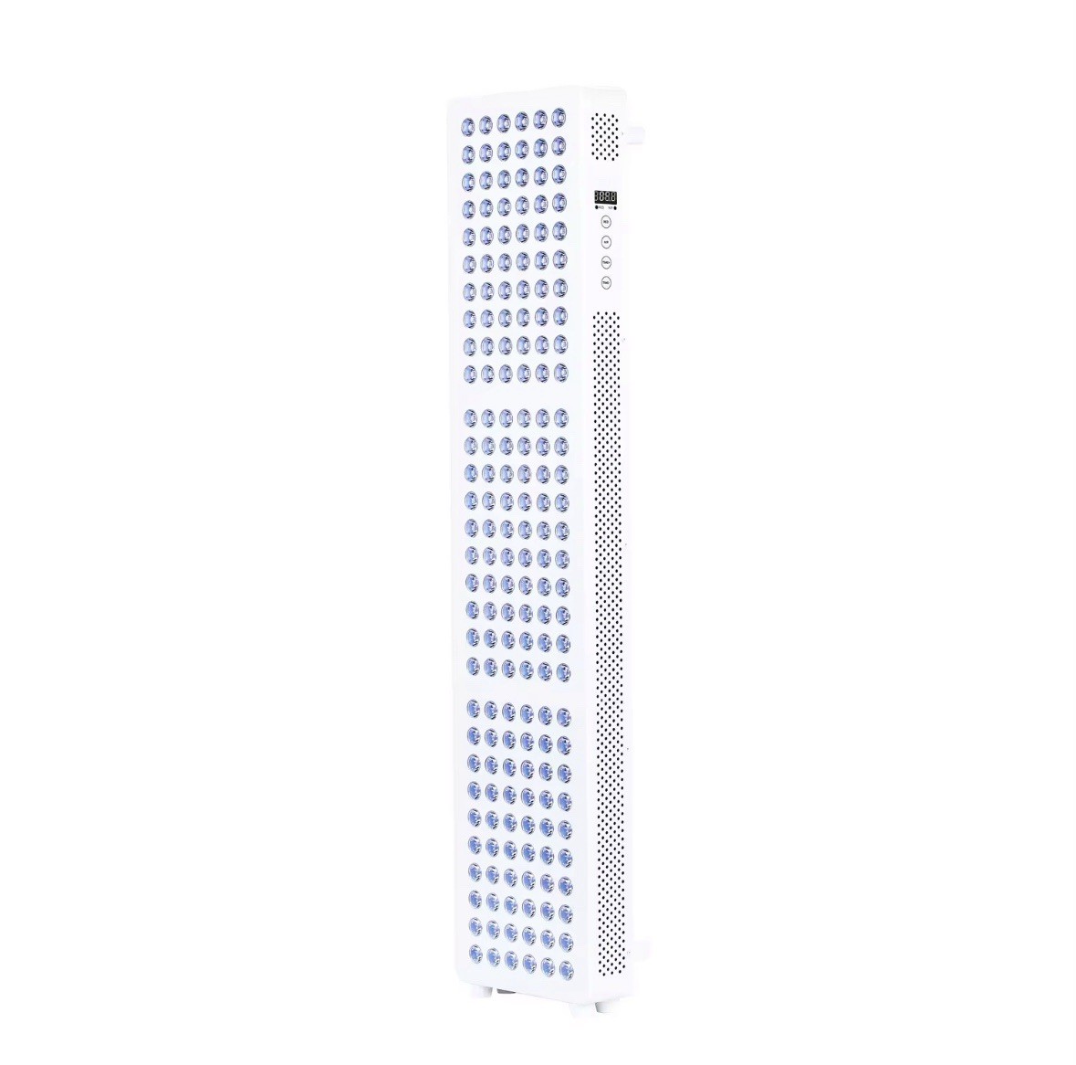 Red/NIR LED Infrared Light Therapy Panel w/ Digital Display Timer, Black/White