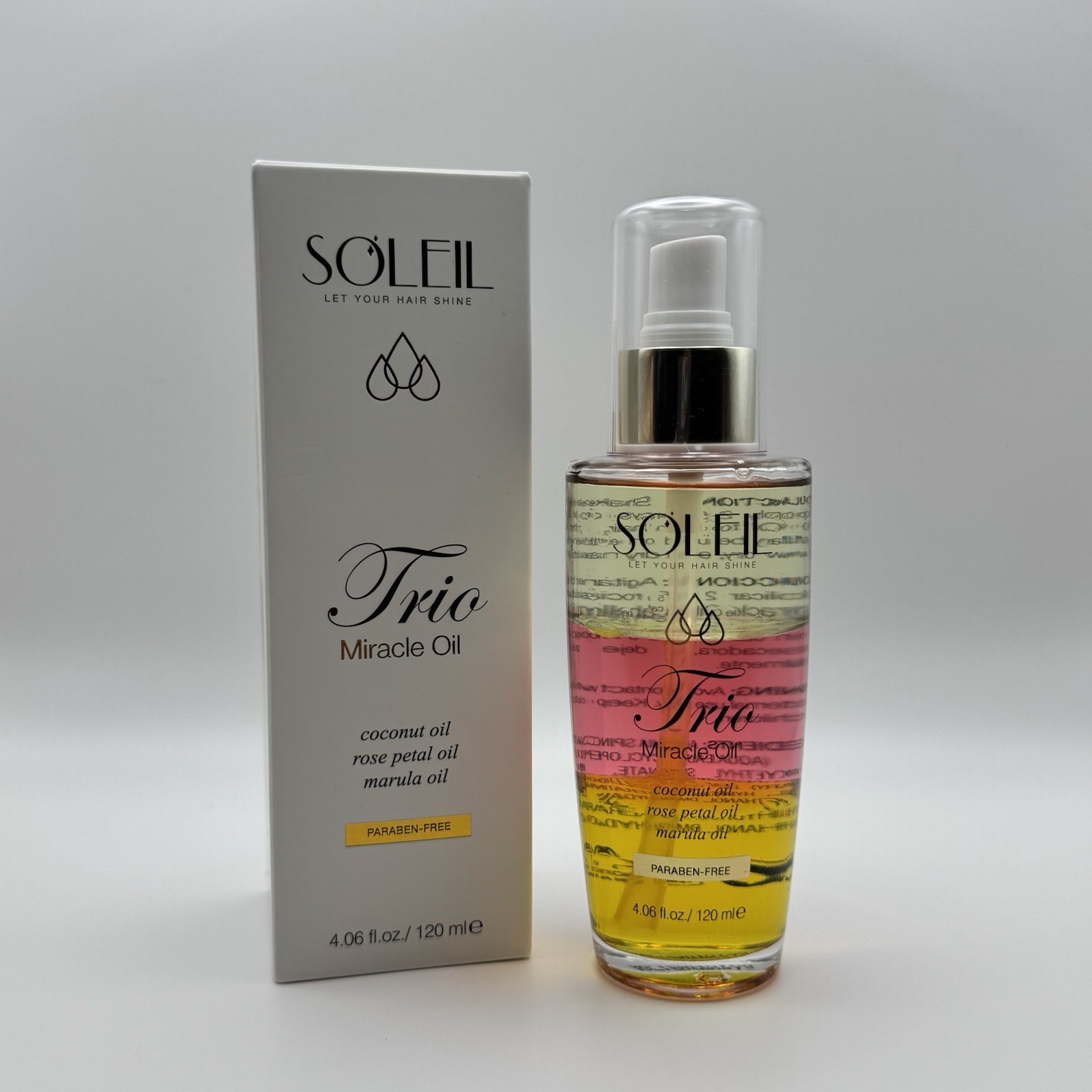 Trio Miracle Marula Oil, Rose Petal Oil, and Coconut Oil, Hair Scalp Oil