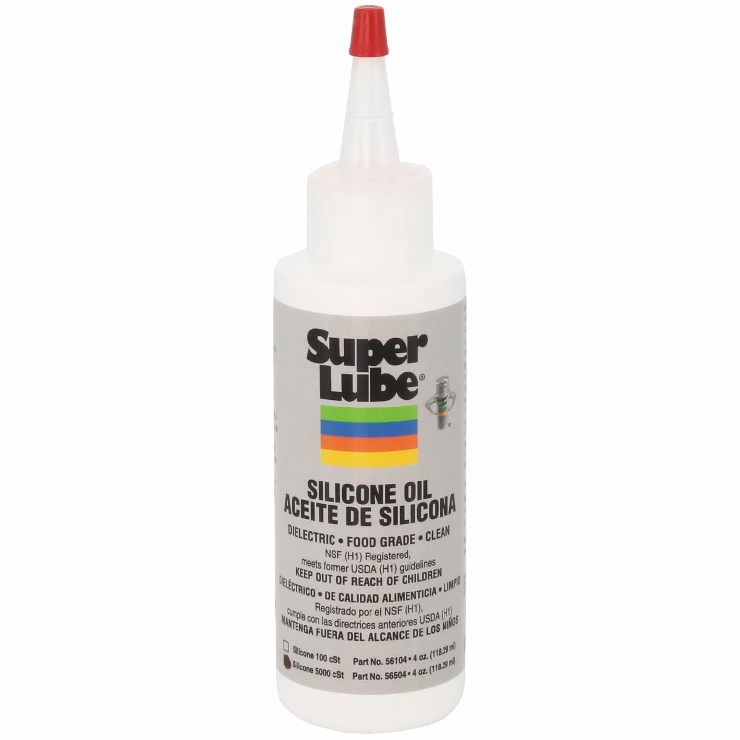 Silicone Oil 4oz – High & Low Temp Stable, NSF Certified Food Grade, Clear Lubri